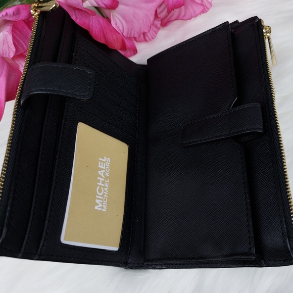 🌺NWT Michael Kors double zip wristlet wallet MK - Picture 6 of 8